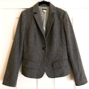 (SOLD) J. Crew Wool Herringbone Women's Blazer Coat